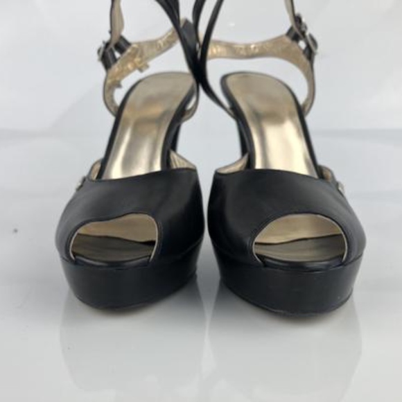 High Heel GF Ferre Peep Toe Platform Sandals Sz 8 - Picture 6 of 10